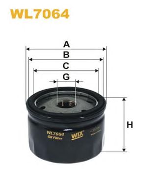 WIX FILTERS wl7064 -  Фильтр масляный двигателя